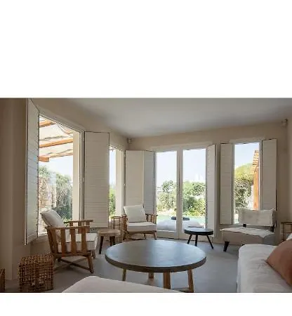 Villa Mikri Santa Maria Beachvilla Pool Paros Santa Maria (Paros)