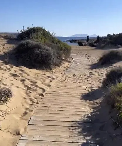 Mikri Santa Maria Beachvilla Pool Paros Санта-Мария