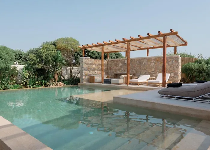 Mikri Santa Maria Beachvilla Pool Paros Вилла *