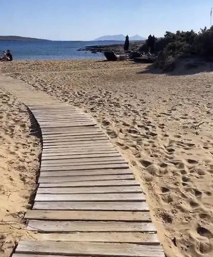 Mikri Santa Maria Beachvilla Pool Paros Вилла